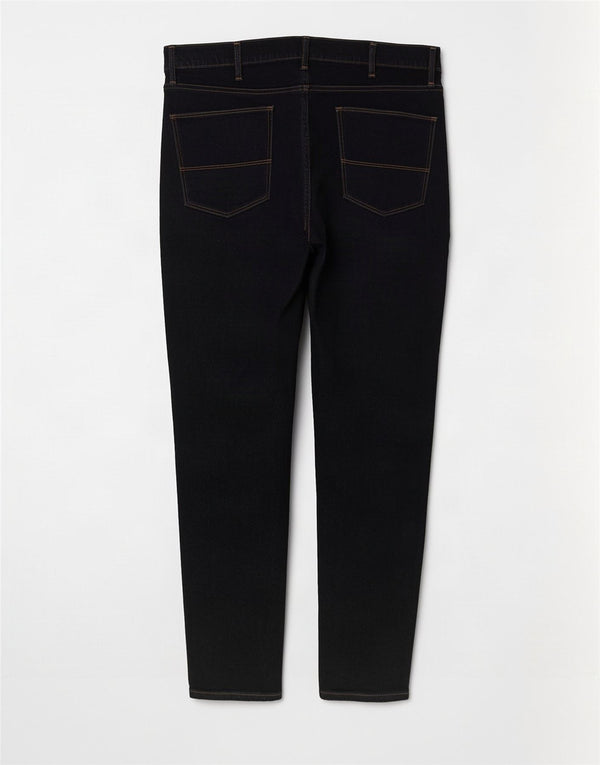 Marks & Spencer Mens Slim Jeans W36 L29 Azul Marinho Algodão