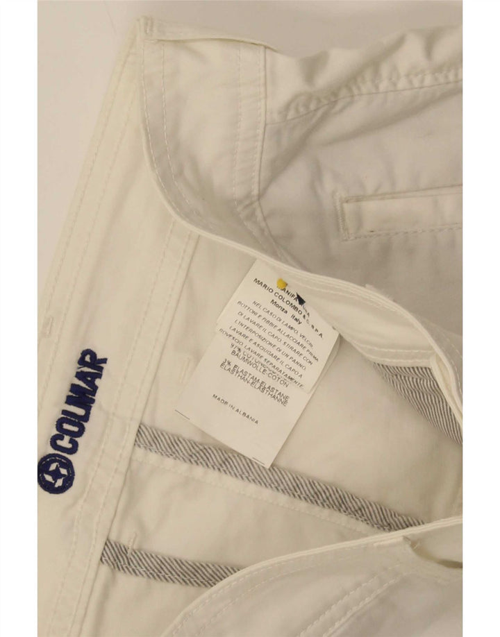 Colmar Womens Chino Shorts EU 40 Médio W30 Algodão Branco