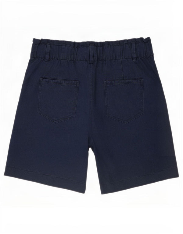Shorts chino feminino Marks & Spencer Reino Unido 16 grande W32 linho azul marinho
