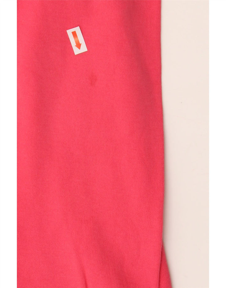 MASSIMO DUTTI Womens V-Neck Jumper Sweater UK 20 2XL Pink Cotton Vintage Massimo Dutti and Second-Hand Massimo Dutti from Messina Hembry 