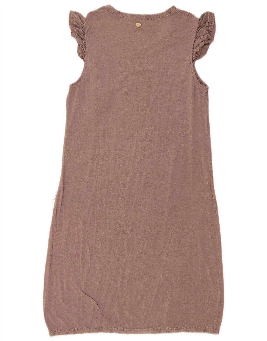 Liu Jo vestido feminino sem mangas IT 46 grande marrom modal