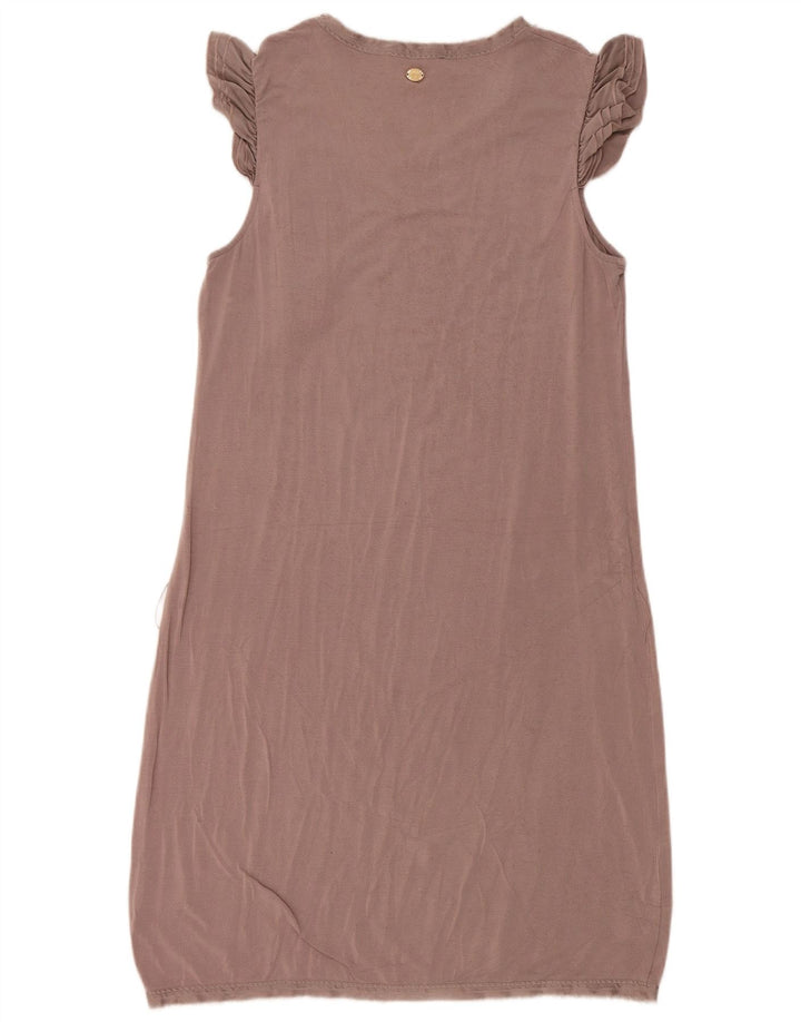Liu Jo vestido feminino sem mangas IT 46 grande marrom modal