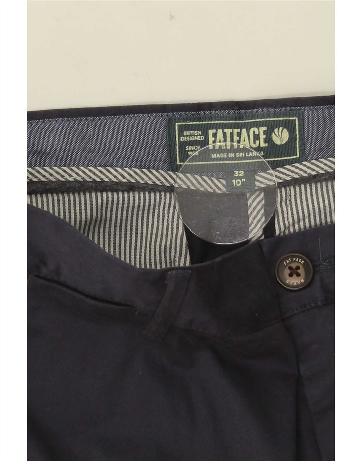 Shorts Chino Masculino Fat Face W32 Algodão Azul Marinho Médio