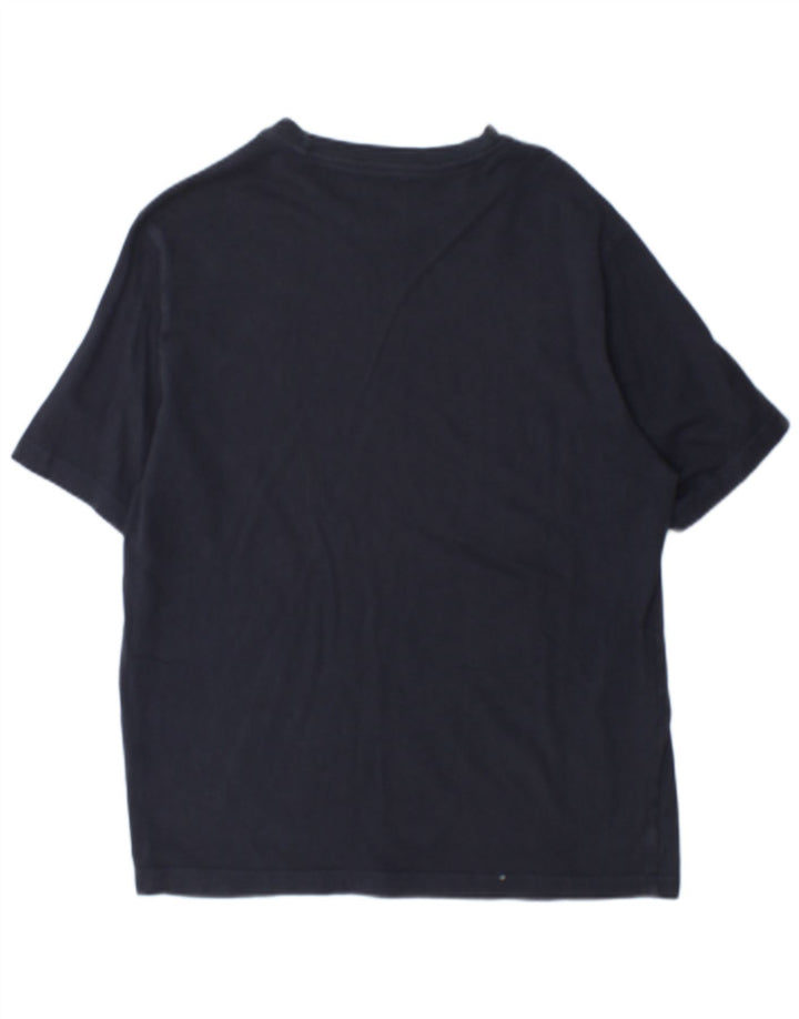 Camiseta masculina Champion grande algodão azul marinho