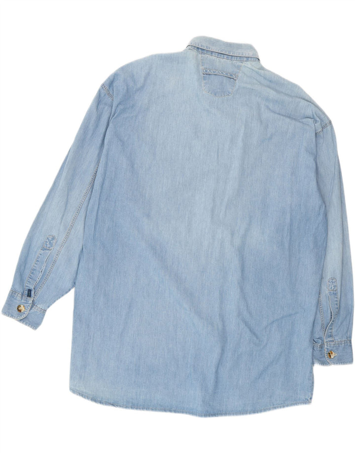 PACKARD Mens Denim Shirt Large Blue Cotton Vintage Packard and Second-Hand Packard from Messina Hembry 