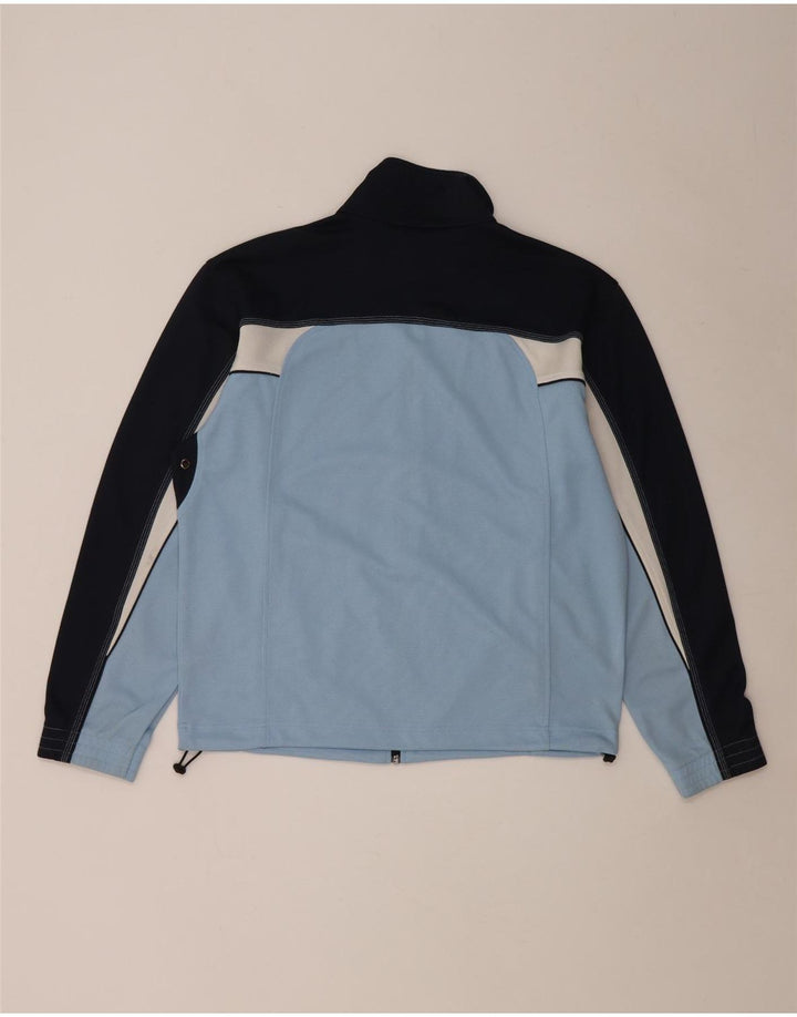 Diadora Mens Tracksuit Top Jacket UIK 38 Medium Blue Colourblock Poliéster