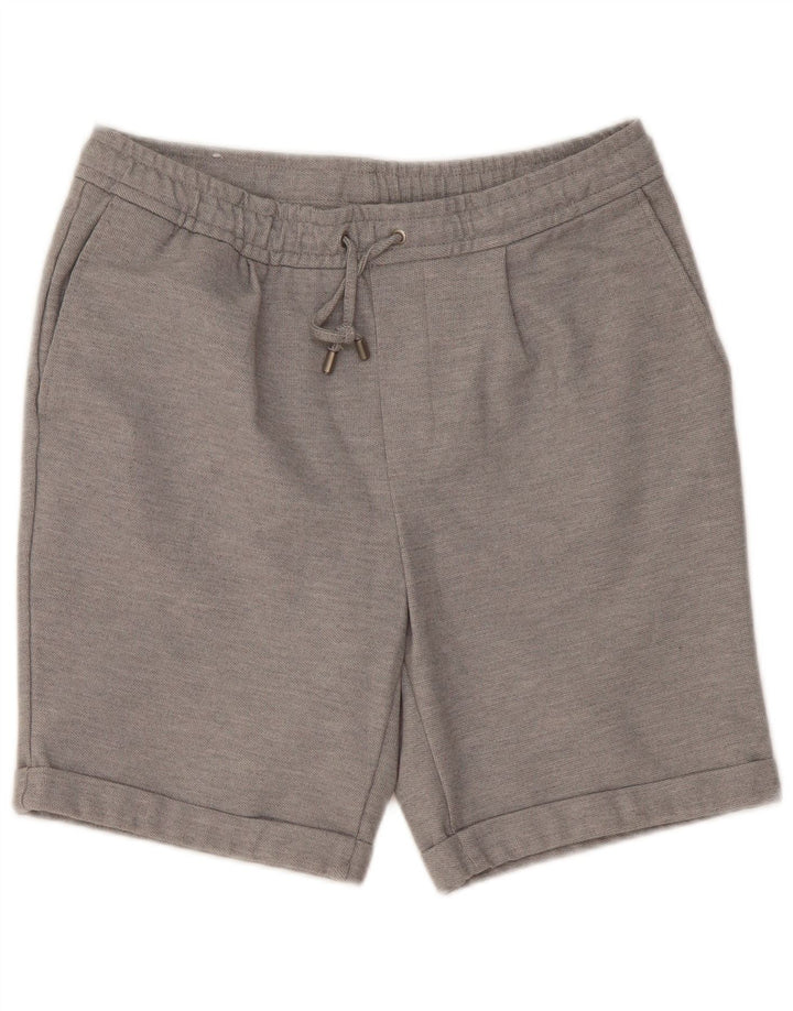 Zara Shorts esportivos masculinos grandes cinza