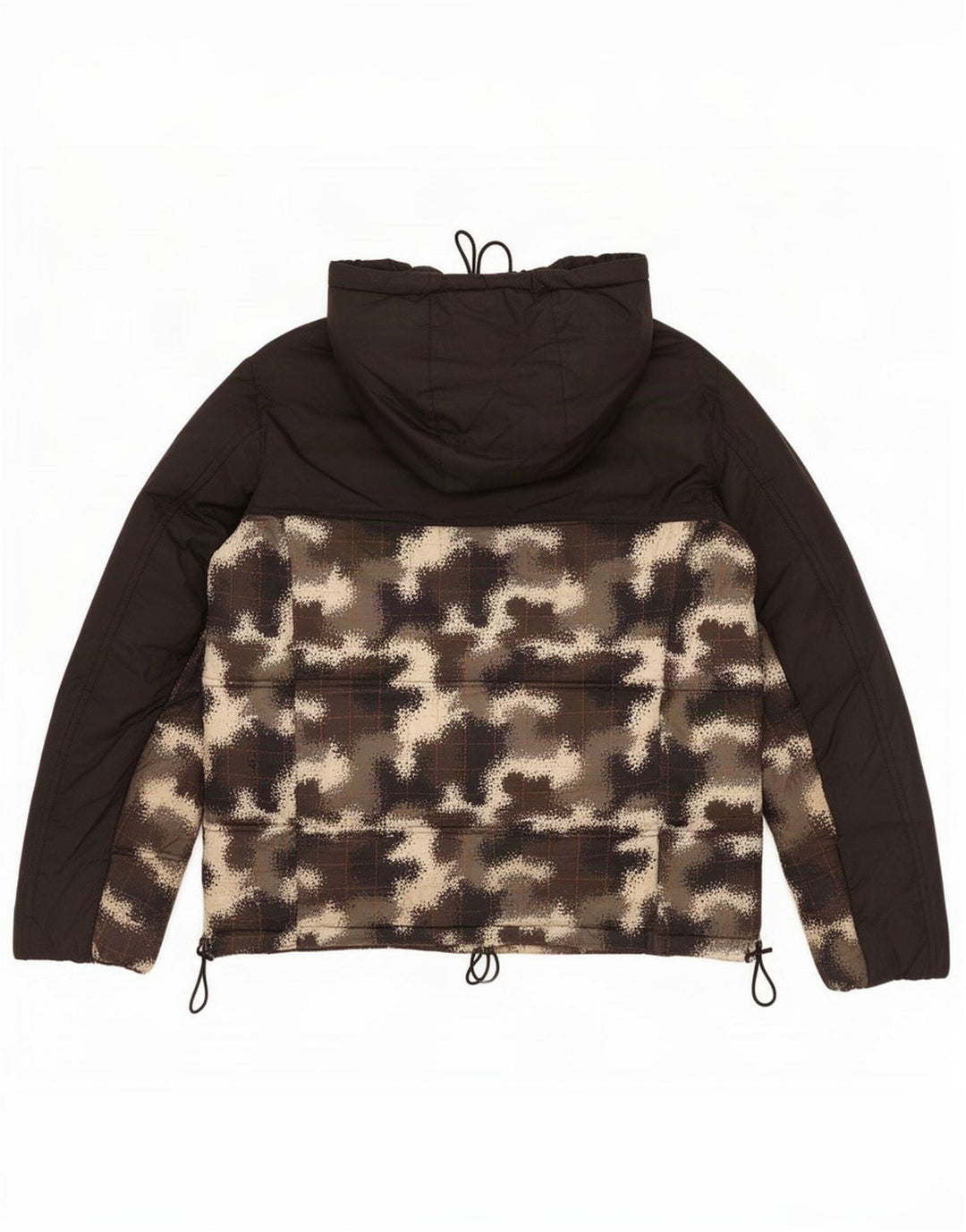 Jaqueta masculina pulôver acolchoada Champion UK 38 camuflagem preta média