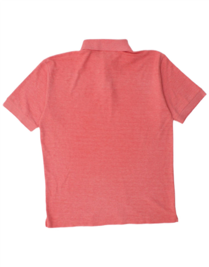 Camisa polo masculina Fila IT 48 algodão manchado vermelho médio