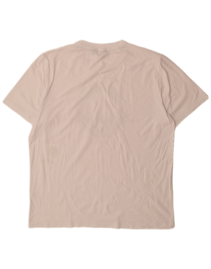 Camiseta gráfica masculina Hugo Boss Top 2XL branca