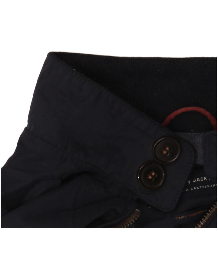 Jaqueta bomber masculina Jack & Jones UK 38 poliéster azul marinho médio