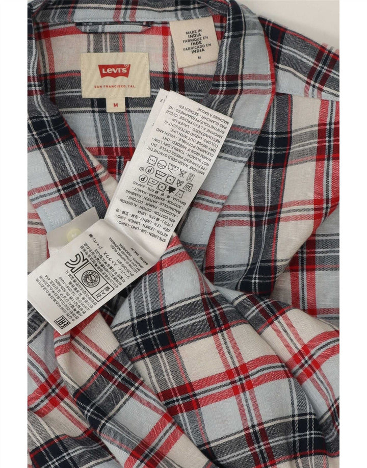 Camisa masculina Levi's média xadrez multicolorida