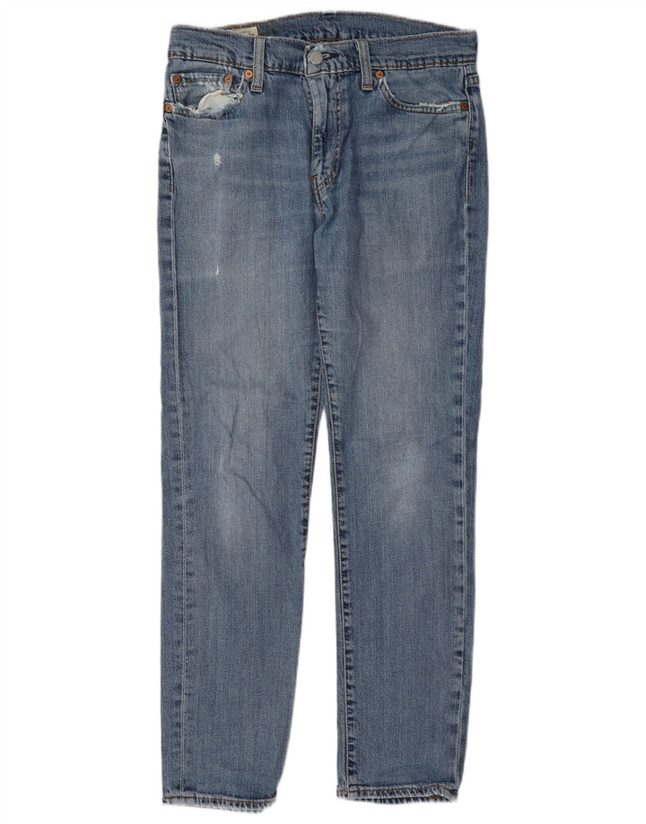 Calça jeans feminina Levi's 511 Tapered Slim W30 L30 azul algodão