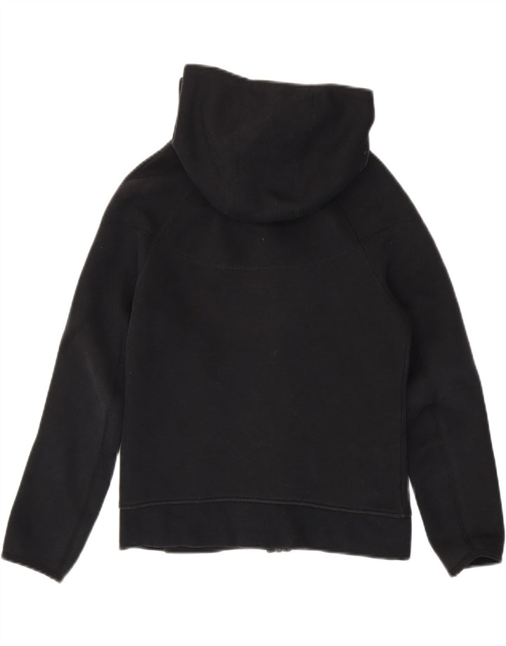 Suéter Nike Boys Zip com capuz 10-11 anos médio preto algodão