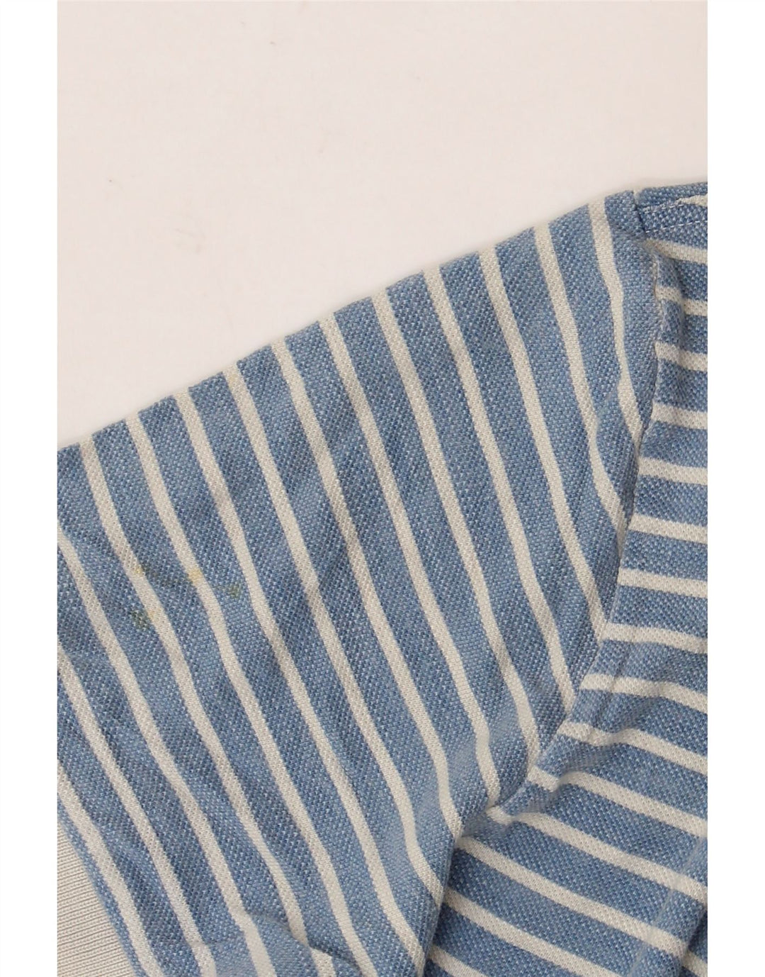 Camisa polo masculina Fred Perry de algodão listrado azul médio