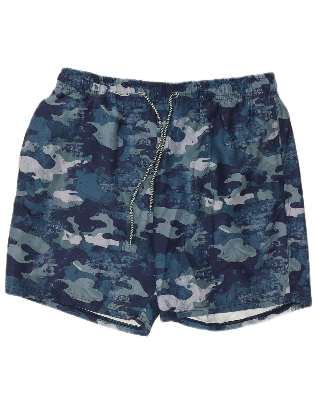 Poliéster azul da camuflagem do short de natação dos homens do armazém da montanha grande