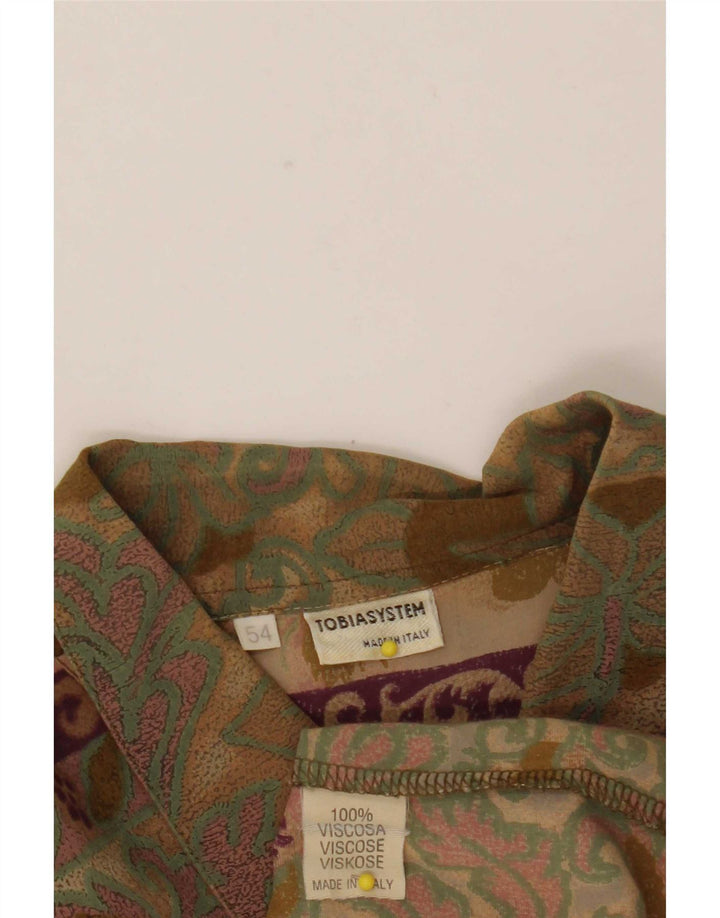 Pulôver masculino Tobia System IT 54 XL Paisley multicolorido
