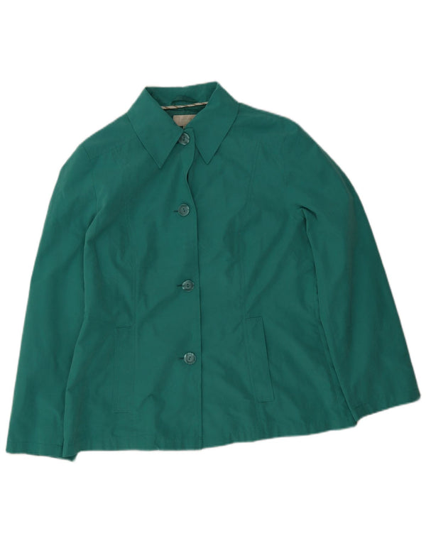 Jaqueta bomber feminina Marks & Spencer Reino Unido 14 poliéster verde médio