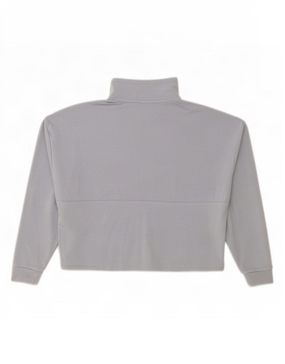 Suéter feminino Under Armour com zíper e gola grande, Reino Unido 10, pequeno, cinza