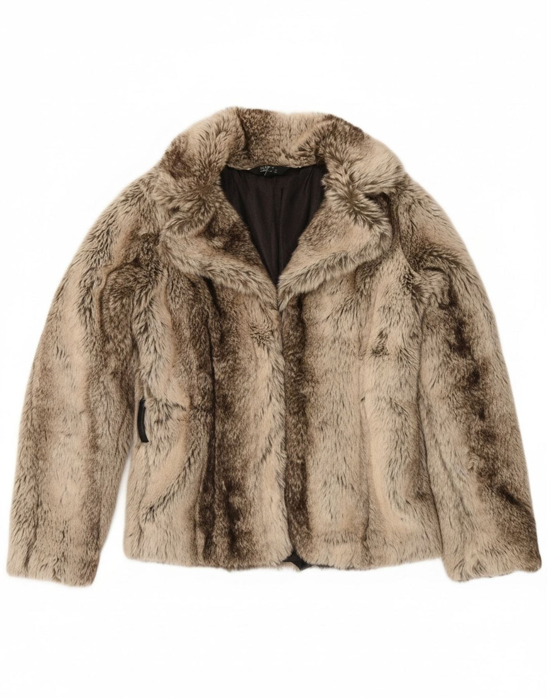 Jaqueta feminina STAR BY JULIEN MACDONALD Reino Unido 8 pequena estampa animal bege