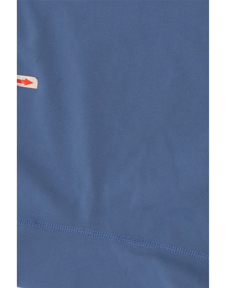 Colete gráfico feminino Nike UK 8 pequeno azul colorblock poliéster