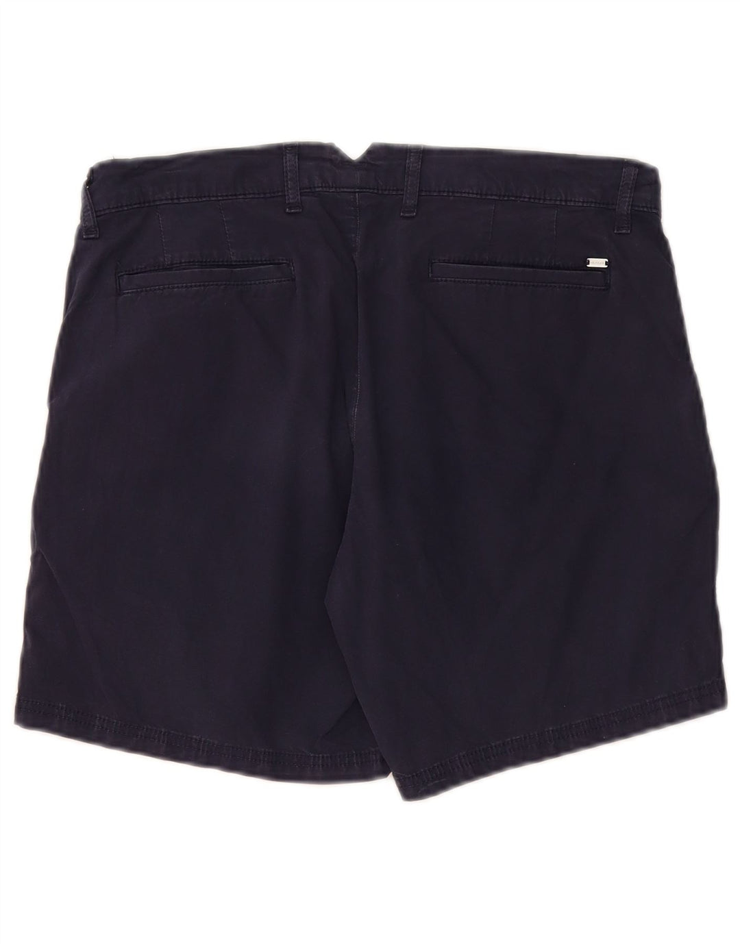Shorts Chino feminino TOMMY HILFIGER EUA 8 médio W32 algodão azul marinho