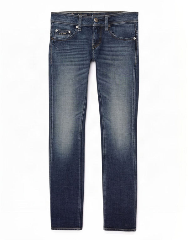 G-Star Jeans Slim Feminino W28 L32 Algodão Azul