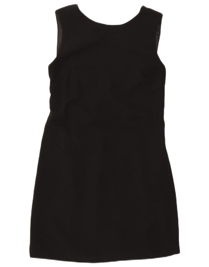 J. Crew Vestido feminino sem mangas com bainha US 2 XS preto poliéster
