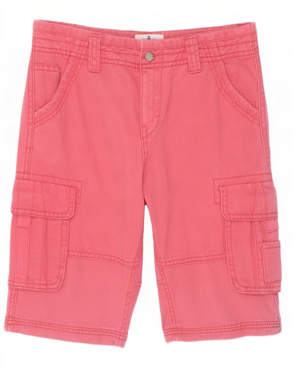 Shorts cargo Fat Face Boys 10-11 anos W25 algodão rosa