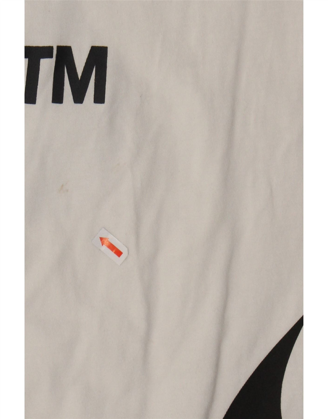 Camiseta gráfica masculina NIKE Top médio branco