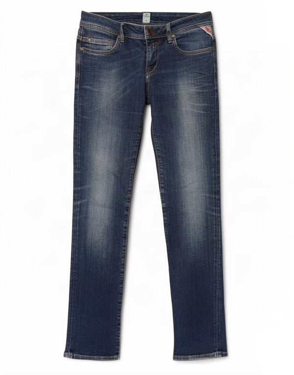 Replay Jeans Skinny Feminino W27 L32 Azul Algodão