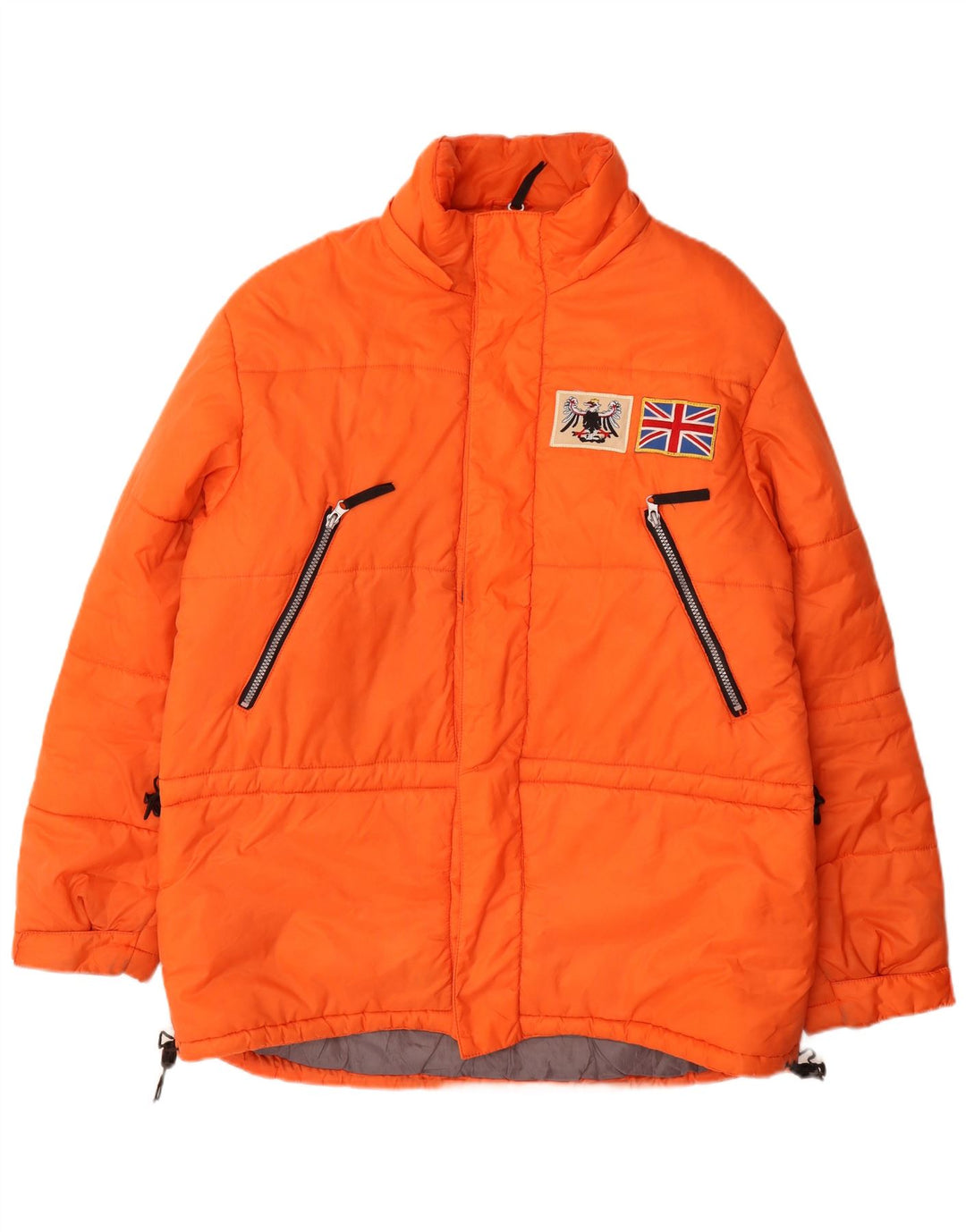 Jaqueta de esqui Explorer Mens Graphic UK 40 grande laranja