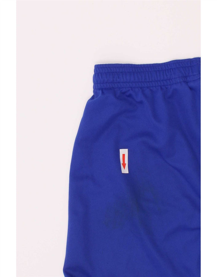 Shorts esportivos Adidas Boys Climalite 9-10 anos azul poliéster