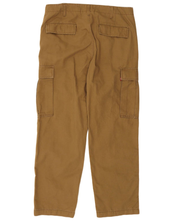 Calça cargo reta masculina Levi's W36 L30 algodão marrom
