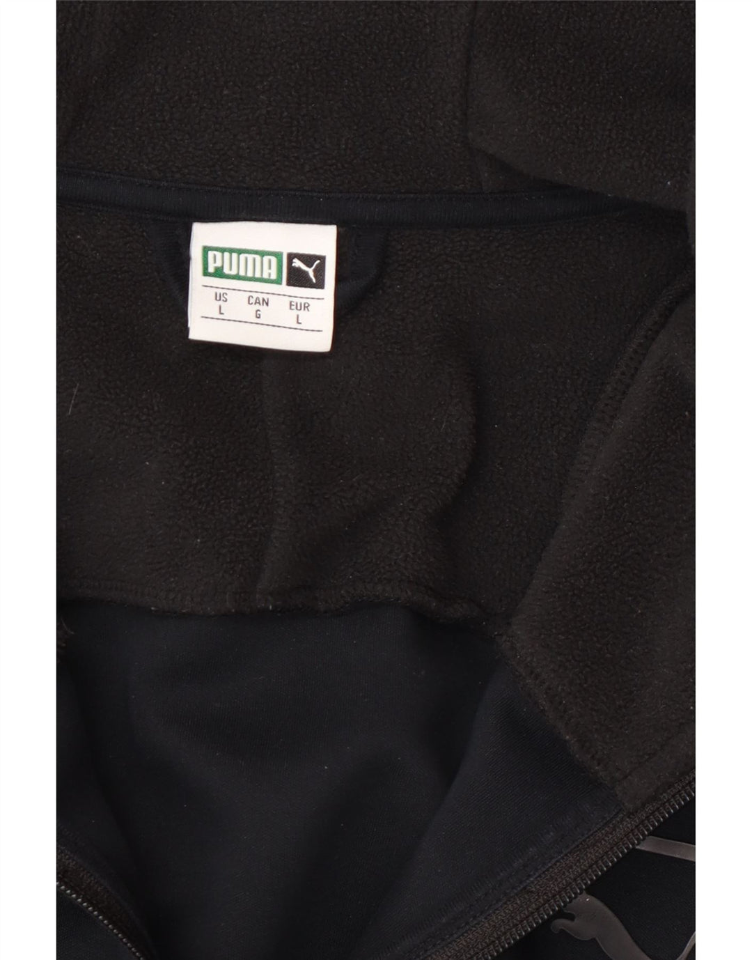 Puma masculino moletom com capuz jaqueta grande bloco colorido preto