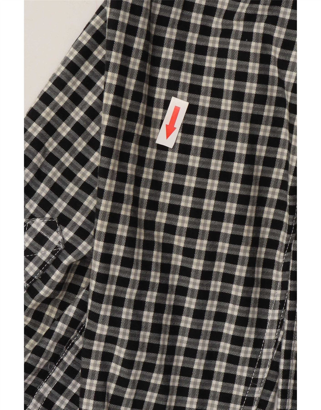 Camisa masculina Superdry de flanela média preta algodão guingão
