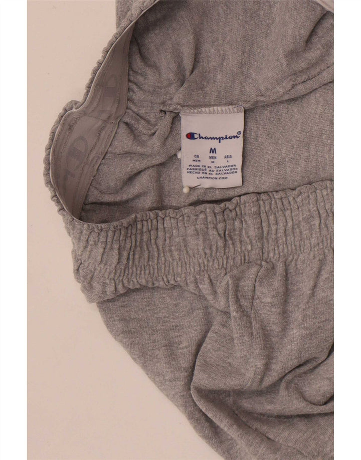 Shorts esportivos femininos Champion UK 14 algodão cinza médio