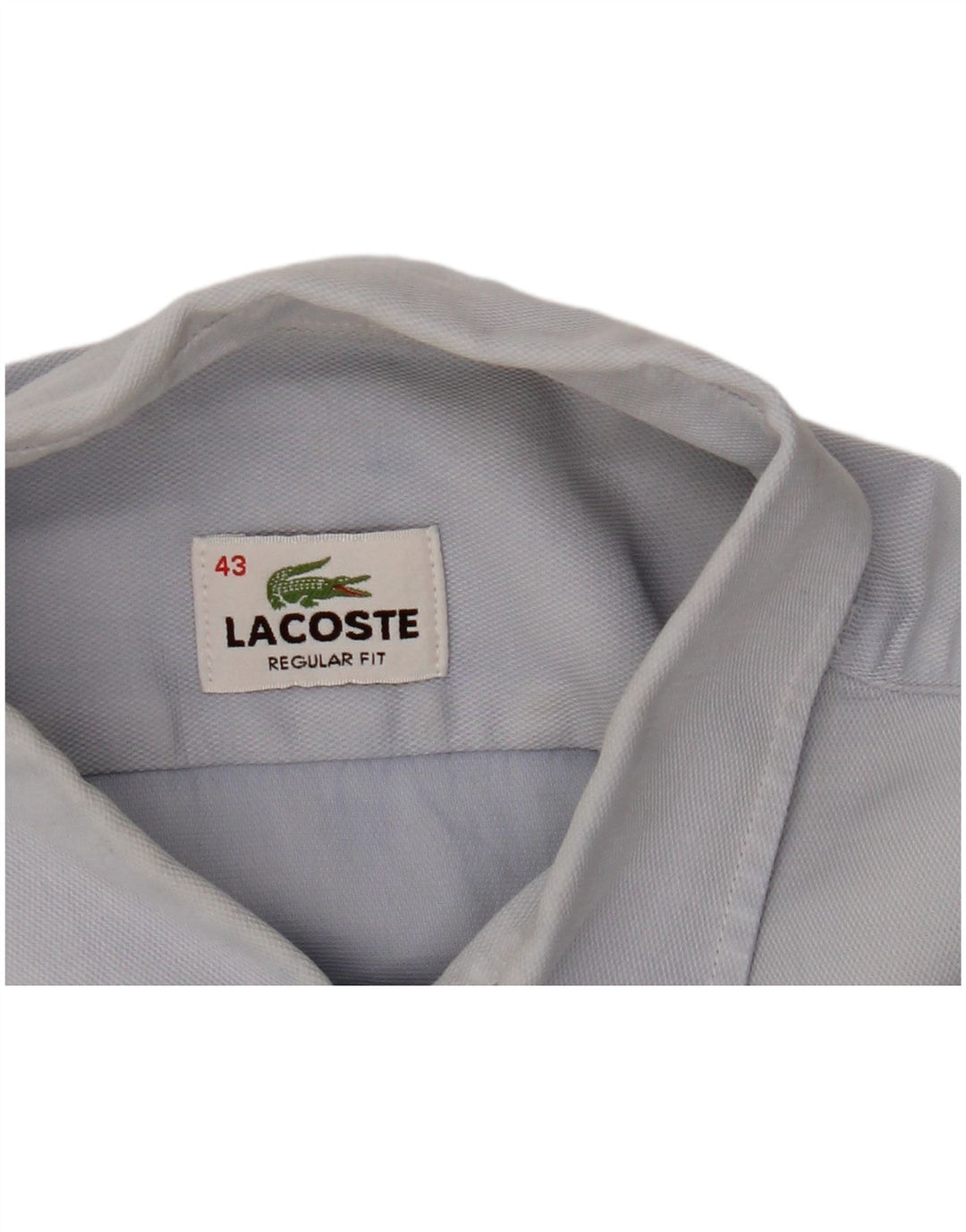 Camisa polo masculina Lacoste manga curta regular fit tamanho 43 grande azul