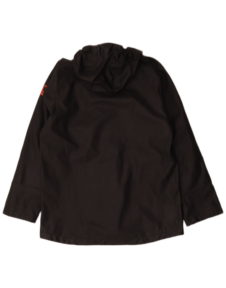 Jaqueta masculina de couro sintético com capuz Helly Hansen Reino Unido 38 polivinil preto médio