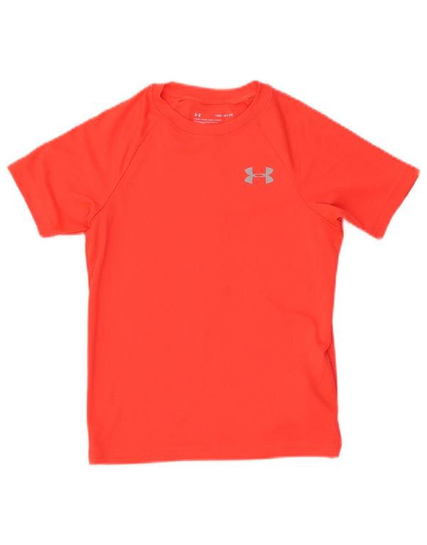 Camiseta gráfica UNDER ARMOUR para meninas de 7 a 8 anos pequena laranja