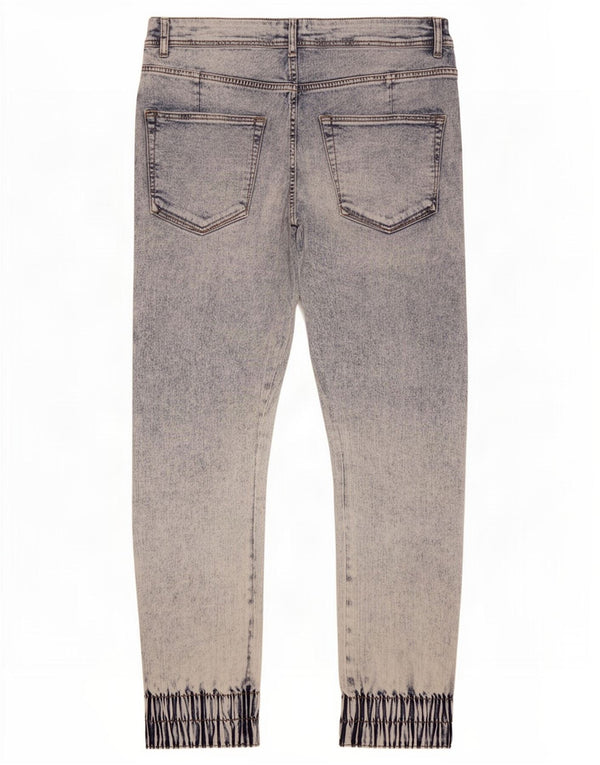 Zara Mens Distressed Joggers Slim Jeans EU 44 Grande W34 L28 Azul
