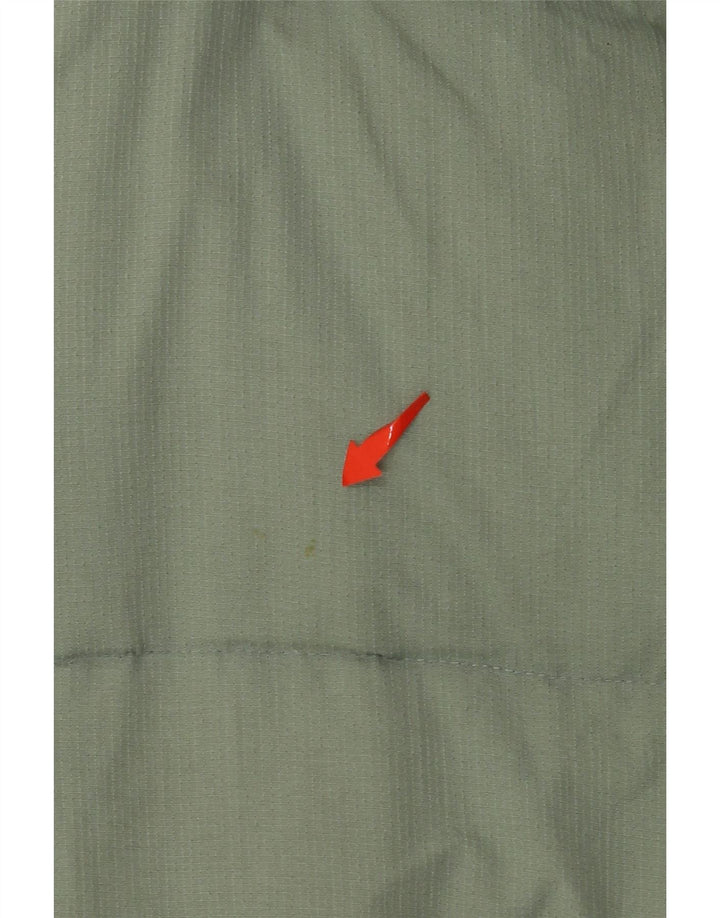 Jaqueta masculina Fila com capuz acolchoada UK 44 2XL poliamida verde