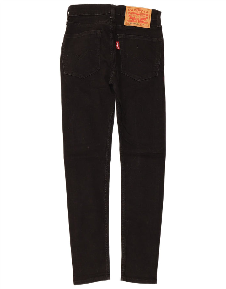 LEVI'S Masculino 519 Hi-Ball Skinny Jeans W28 L29 Algodão Preto