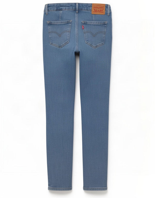 Levi's Womens 712 Slim Jeans W26 L32 Azul Algodão