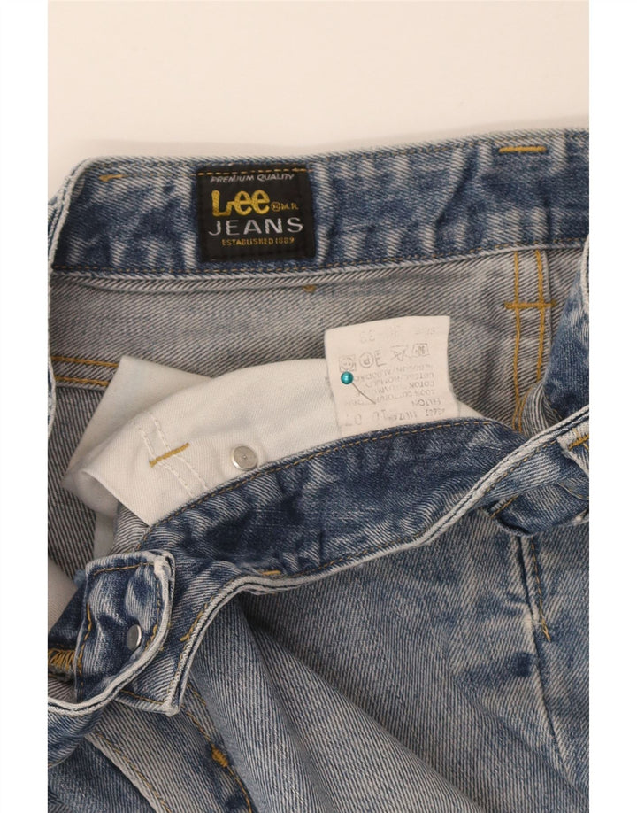 Shorts jeans masculinos Lee Felton W30 algodão azul médio