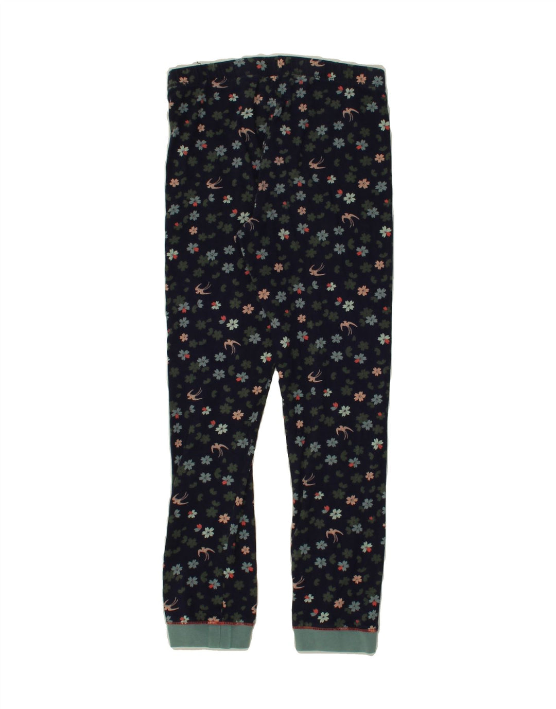 WHITE STUFF Girls Leggings 9-10 Years  Navy Blue Floral Cotton Vintage White Stuff and Second-Hand White Stuff from Messina Hembry 
