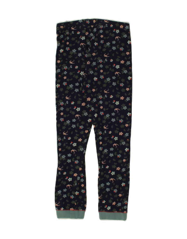 WHITE STUFF Girls Leggings 9-10 Years  Navy Blue Floral Cotton Vintage White Stuff and Second-Hand White Stuff from Messina Hembry 