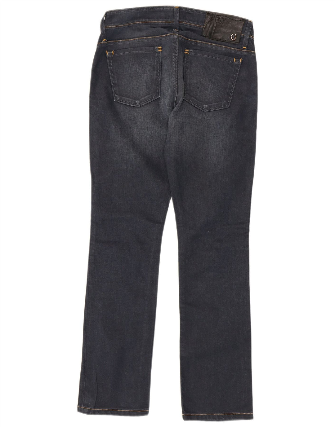 Guess Calça Jeans Feminina Bootcut W27 L29 Azul Marinho Algodão