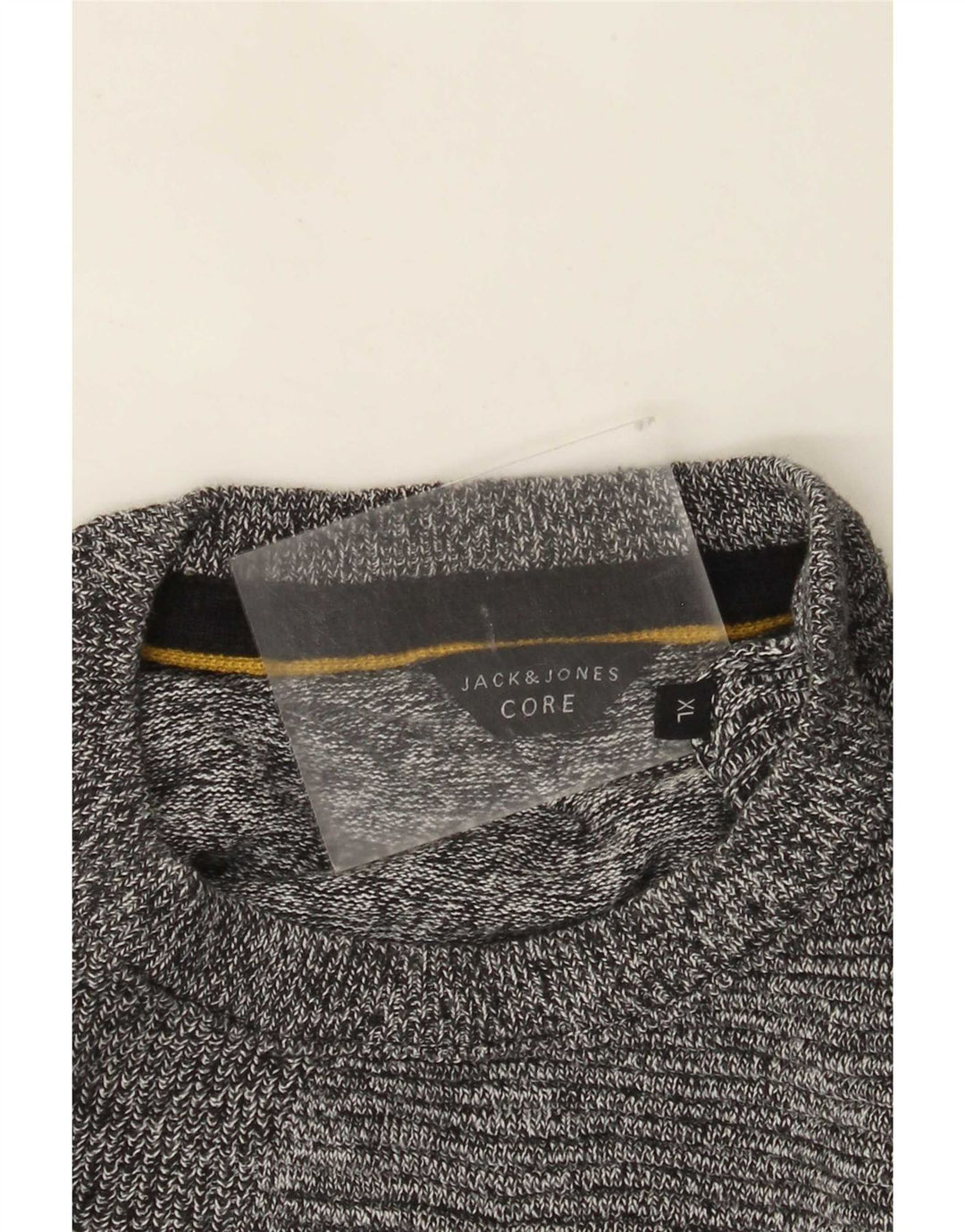 Suéter masculino Jack & Jones com gola redonda XL cinza manchado