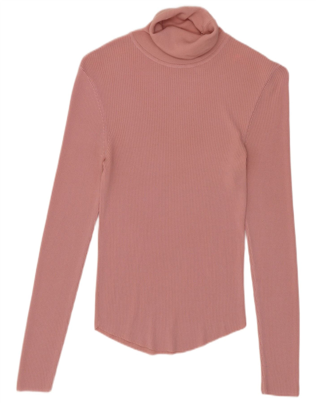 Top feminino Zara manga comprida UK 8 pequeno rosa